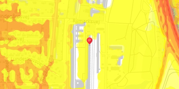 Trafikstøjkort på Rymarksvej 113, 1. th, 2900 Hellerup