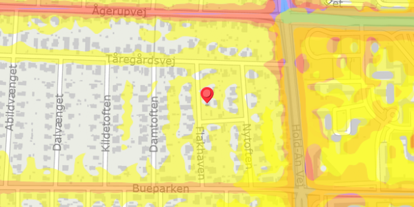 Trafikstøjkort på Flakhaven 5, . , 2750 Ballerup