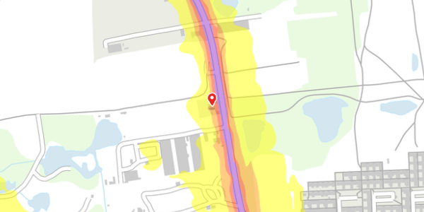 Trafikstøjkort på Jonstrupvej 121, . , 2750 Ballerup