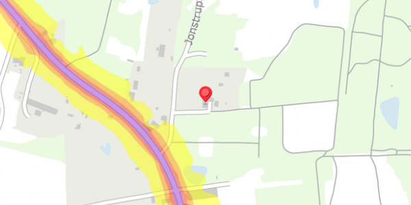 Trafikstøjkort på Jonstrupvej 144, . , 2750 Ballerup