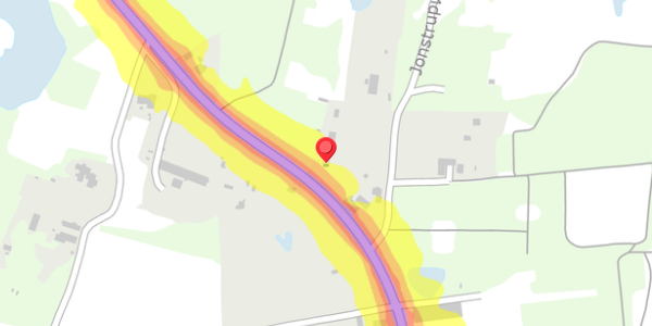 Trafikstøjkort på Jonstrupvej 160, . , 2750 Ballerup