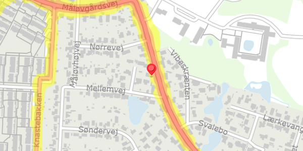 Trafikstøjkort på Jonstrupvej 219, . , 2750 Ballerup