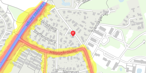 Trafikstøjkort på Jonstrupvej 239, . , 2750 Ballerup