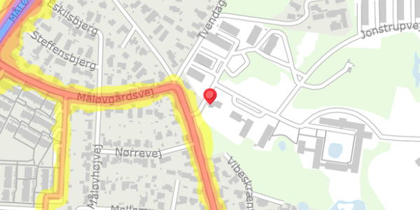 Trafikstøjkort på Jonstrupvej 240, . , 2750 Ballerup
