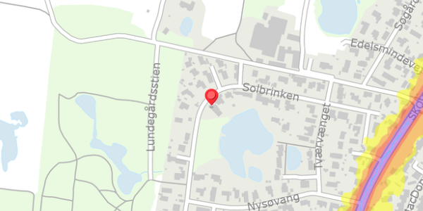 Trafikstøjkort på Solbrinken 17, . , 2750 Ballerup