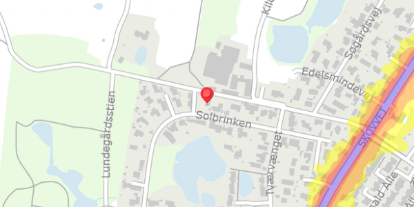 Trafikstøjkort på Solbrinken 18, . , 2750 Ballerup