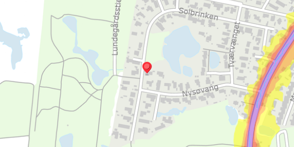 Trafikstøjkort på Solbrinken 19, . , 2750 Ballerup