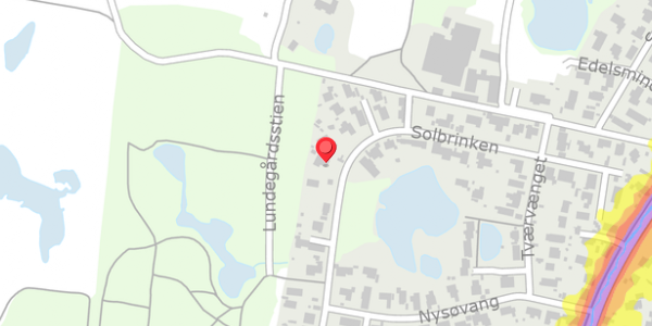 Trafikstøjkort på Solbrinken 30, . , 2750 Ballerup