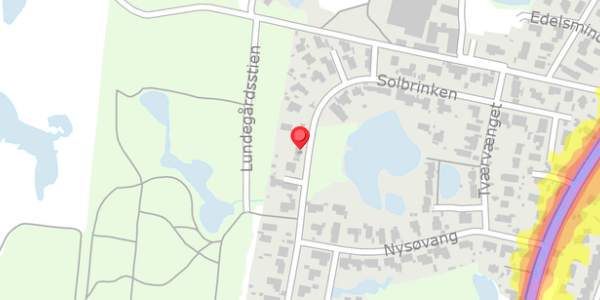 Trafikstøjkort på Solbrinken 34, . , 2750 Ballerup