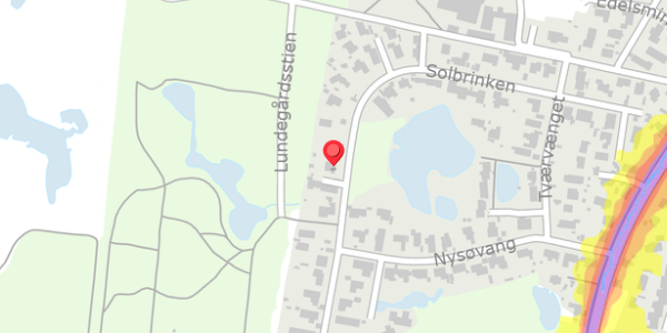Trafikstøjkort på Solbrinken 36, . , 2750 Ballerup