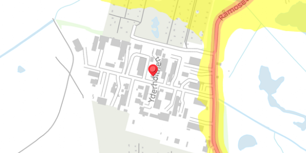 Trafikstøjkort på Yderholmen 8, 2750 Ballerup
