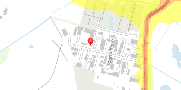 Trafikstøjkort på Yderholmen 14, . , 2750 Ballerup
