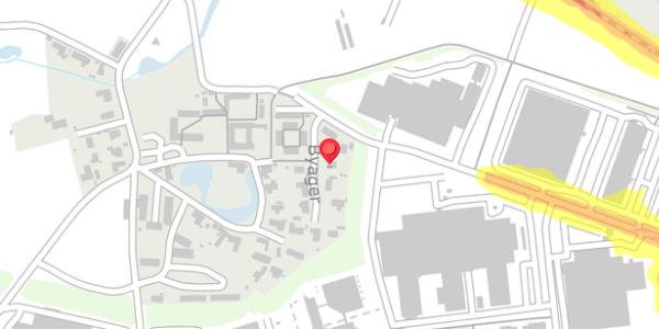 Trafikstøjkort på Byager 5, 2750 Ballerup