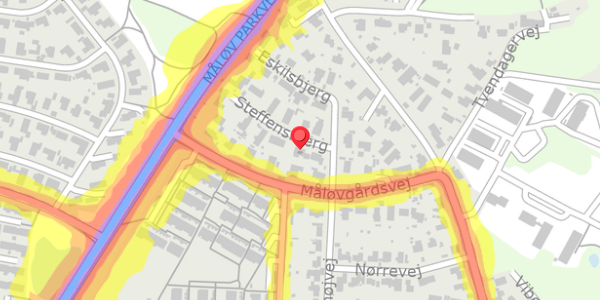 Trafikstøjkort på Steffensbjerg 3, . , 2750 Ballerup