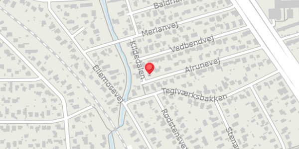 Trafikstøjkort på Alrunevej 30, . , 2900 Hellerup