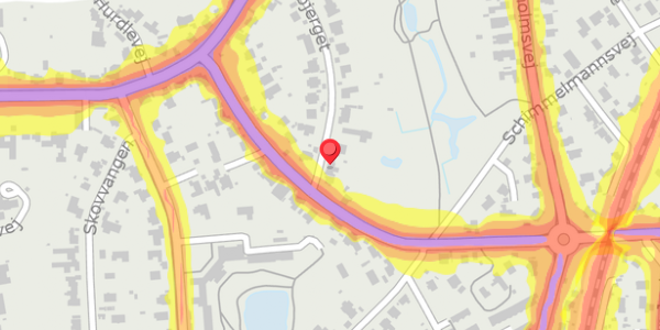 Trafikstøjkort på Bloksbjerget 4, . , 2930 Klampenborg