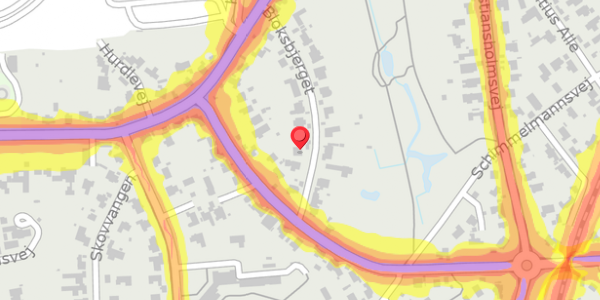 Trafikstøjkort på Bloksbjerget 5, . , 2930 Klampenborg