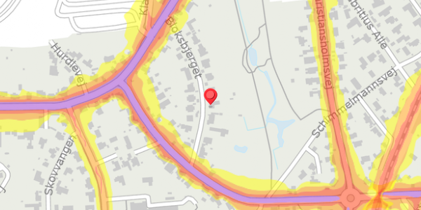 Trafikstøjkort på Bloksbjerget 14, . , 2930 Klampenborg