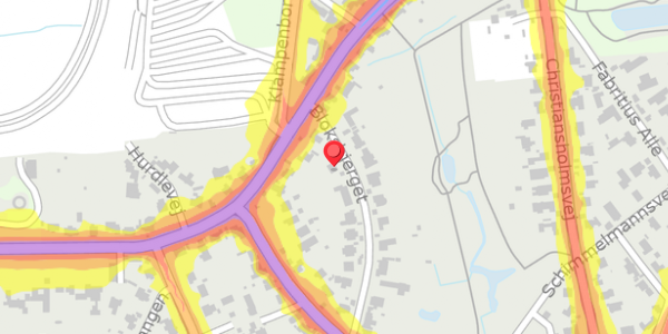 Trafikstøjkort på Bloksbjerget 15, . , 2930 Klampenborg