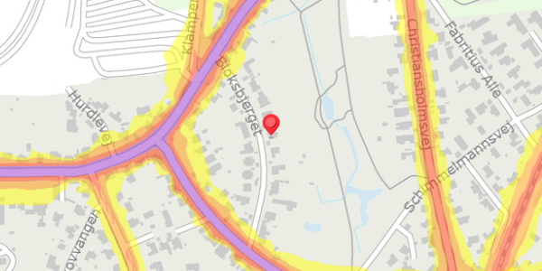 Trafikstøjkort på Bloksbjerget 18, . , 2930 Klampenborg