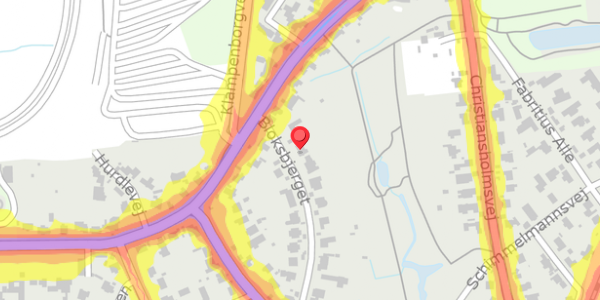 Trafikstøjkort på Bloksbjerget 24, . , 2930 Klampenborg