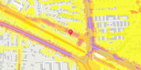 Trafikstøjkort på Ericavej 15, . , 2820 Gentofte
