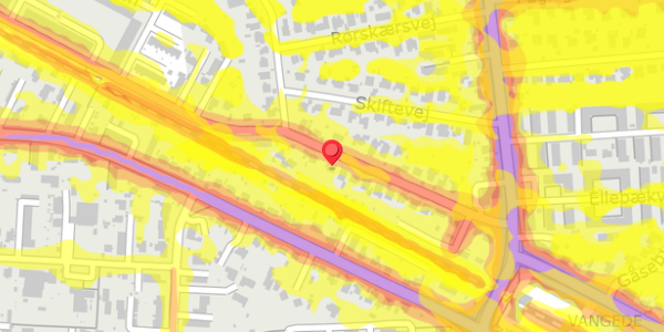 Trafikstøjkort på Ericavej 29, . , 2820 Gentofte
