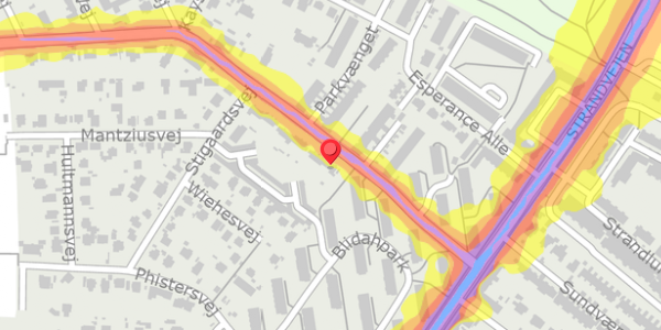Trafikstøjkort på Maglemosevej 17, . , 2900 Hellerup