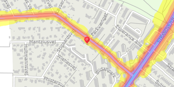 Trafikstøjkort på Maglemosevej 29, . , 2900 Hellerup
