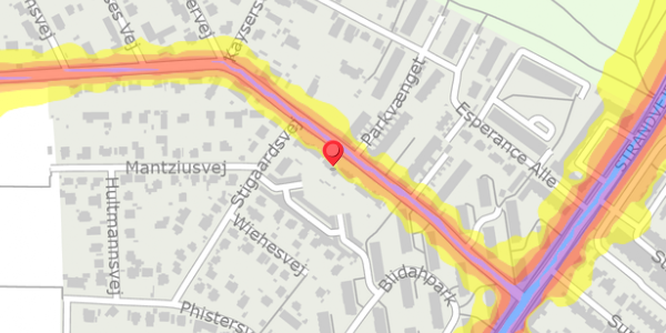 Trafikstøjkort på Maglemosevej 35, . , 2900 Hellerup