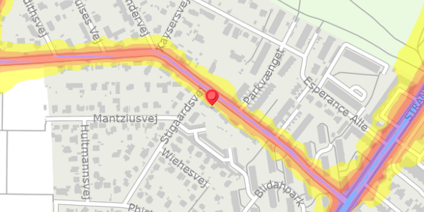 Trafikstøjkort på Maglemosevej 43, . , 2900 Hellerup