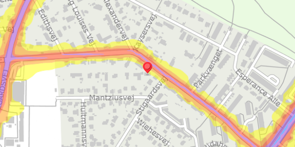 Trafikstøjkort på Maglemosevej 49B, . , 2900 Hellerup