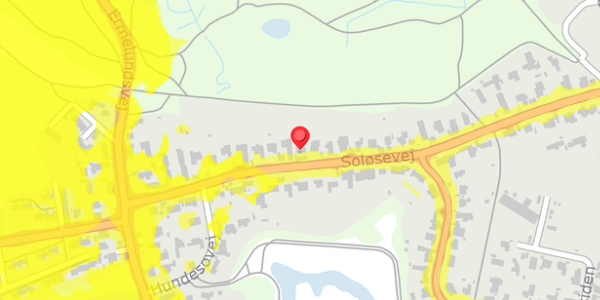 Trafikstøjkort på Soløsevej 21, . , 2820 Gentofte