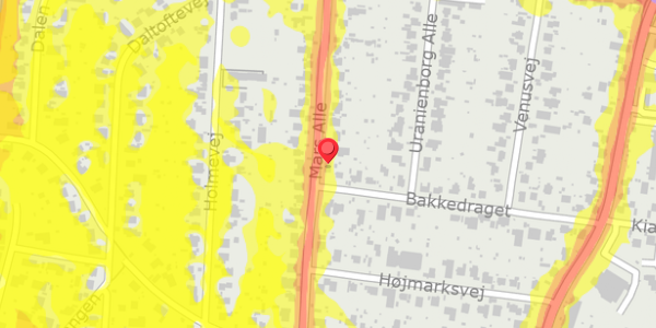 Trafikstøjkort på Mars Alle 27, . , 2860 Søborg