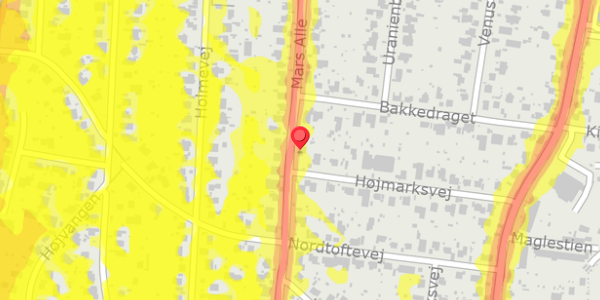 Trafikstøjkort på Mars Alle 33, . , 2860 Søborg