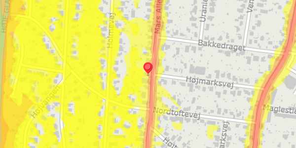 Trafikstøjkort på Mars Alle 44, . , 2860 Søborg