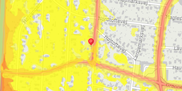 Trafikstøjkort på Mars Alle 66, . , 2860 Søborg