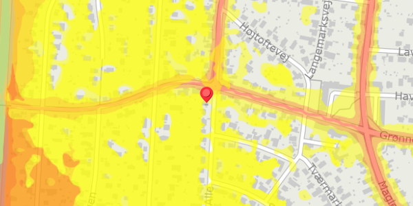Trafikstøjkort på Mars Alle 76, . , 2860 Søborg