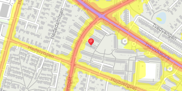 Trafikstøjkort på Borgerdiget 56B, 2730 Herlev