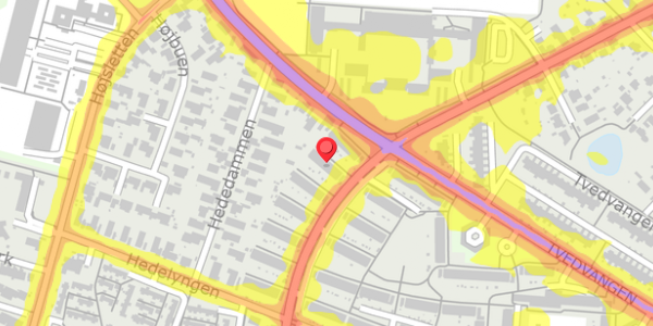 Trafikstøjkort på Borgerdiget 87A, . , 2730 Herlev