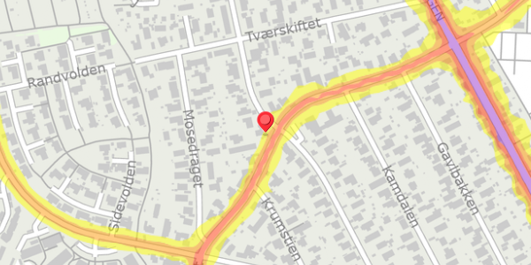 Trafikstøjkort på Dalbugten 27A, 2730 Herlev