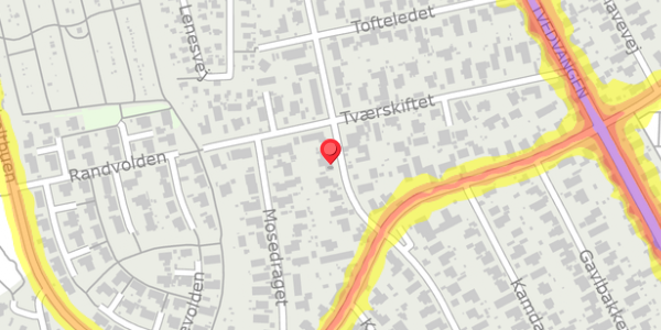 Trafikstøjkort på Dalbugten 37A, 2730 Herlev