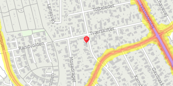 Trafikstøjkort på Dalbugten 37B, 2730 Herlev
