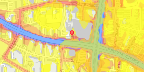 Trafikstøjkort på Herlev Torv 3, 1. e, 2730 Herlev
