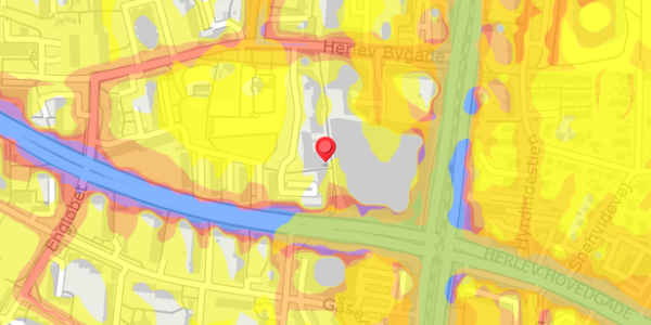 Trafikstøjkort på Herlev Torv 7, . , 2730 Herlev