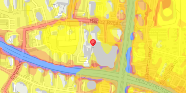 Trafikstøjkort på Herlev Torv 16, 2730 Herlev