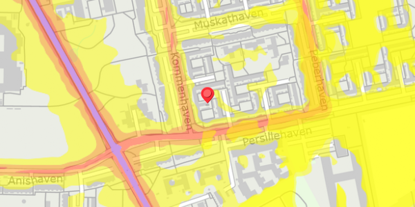 Trafikstøjkort på Persillehaven 41, 2730 Herlev