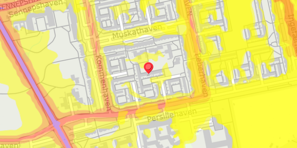 Trafikstøjkort på Persillehaven 97, 2730 Herlev
