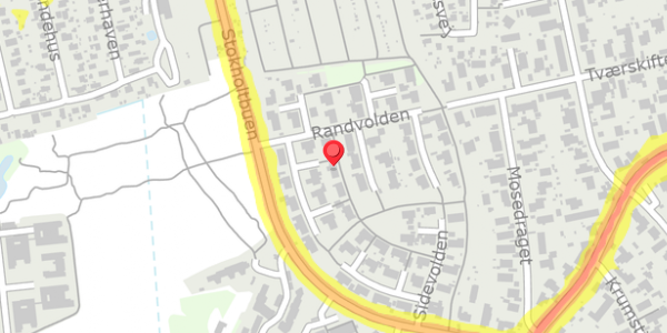 Trafikstøjkort på Randvolden 22, . , 2730 Herlev