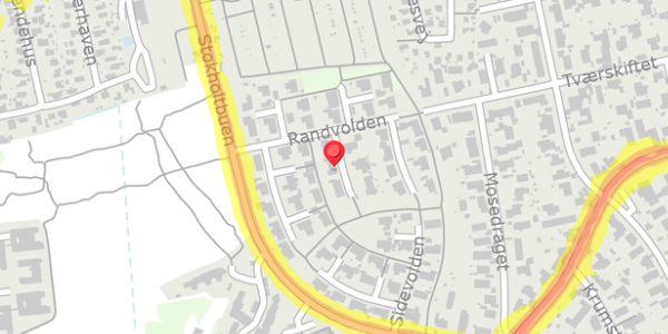 Trafikstøjkort på Randvolden 30, . , 2730 Herlev